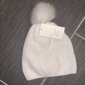 Knit Beanie Pom Pom Hat Cream Target